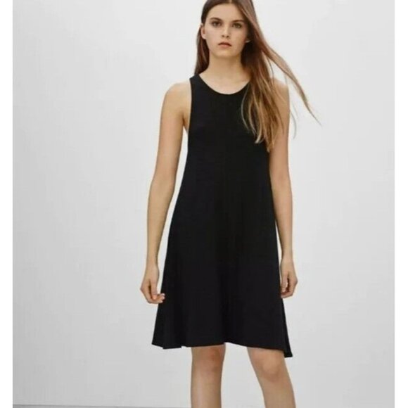 ARITZIA Wilfred Free Striped Rosa Drape Dress Relaxed A Line Sleeveless Swing S - Picture 2 of 7